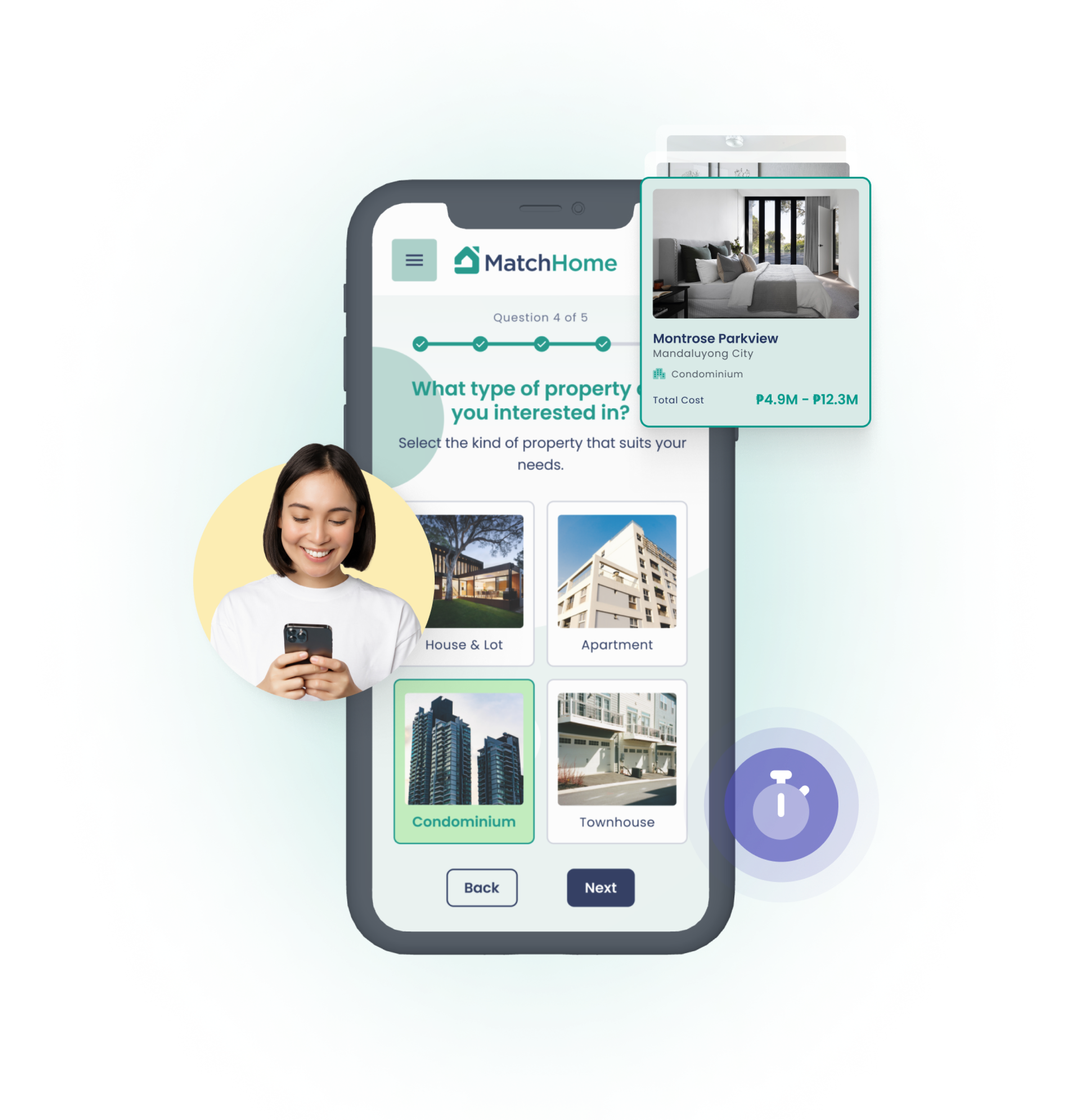 personalized recommendations mobile screen